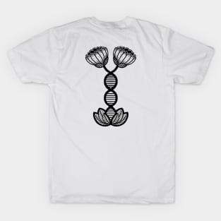 DNA Strand Flower T-Shirt